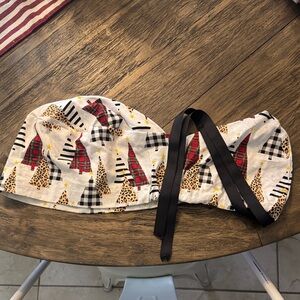 Ponytail style scrub hat